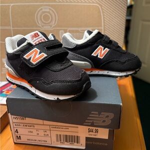 New balance black toddler shoes
